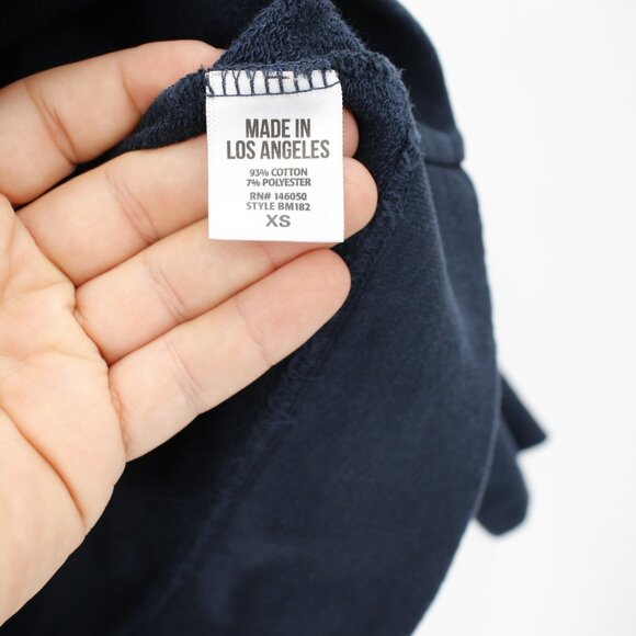 Buck Mason Sweatshirt Mens XS Long Sleeve Pullover Crewneck Cotton Blend blue - Picture 5 of 10